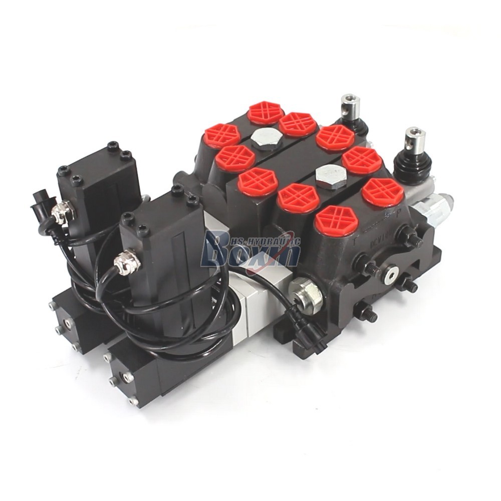 DCV100 Electric Motor 2 Spool Sectional Directional Valve cover photo